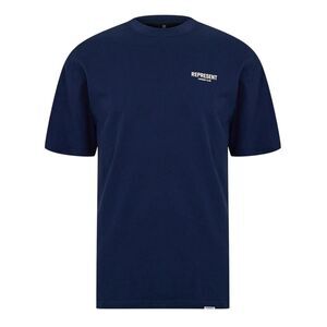 Represent Mens Owners Club Cotton T-Shirt / Navy